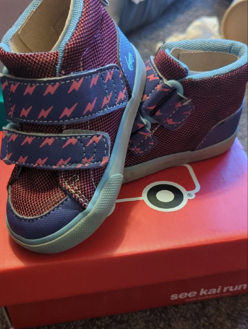 Dean Adapt Kids Purple & Pink See Kai Run Sneakers
